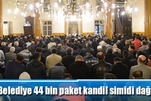 Belediye 44 bin paket kandil simidi dağıttı