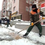 Belediyemizden aralıksız karla mücadele çalışması