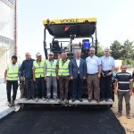 Sezonun ilk asfalt çalışması Karakeçili yolunda başladı