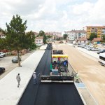 Sezonun ilk asfalt çalışması Karakeçili yolunda başladı
