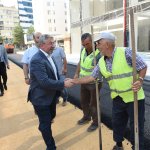 Sezonun ilk asfalt çalışması Karakeçili yolunda başladı