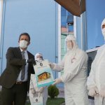 Belediye'den karantinadaki misafirlere hediye