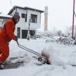 Karla mücadelede 24 saat esaslı çalışıyoruz