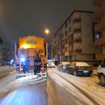 Belediyemizden aralıksız karla mücadele çalışması
