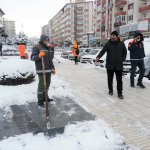 Ekiplerimiz kar mesaisinde