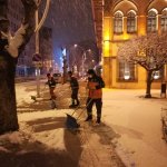 Ekiplerimiz kar mesaisinde