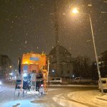 Belediyemizden aralıksız karla mücadele çalışması