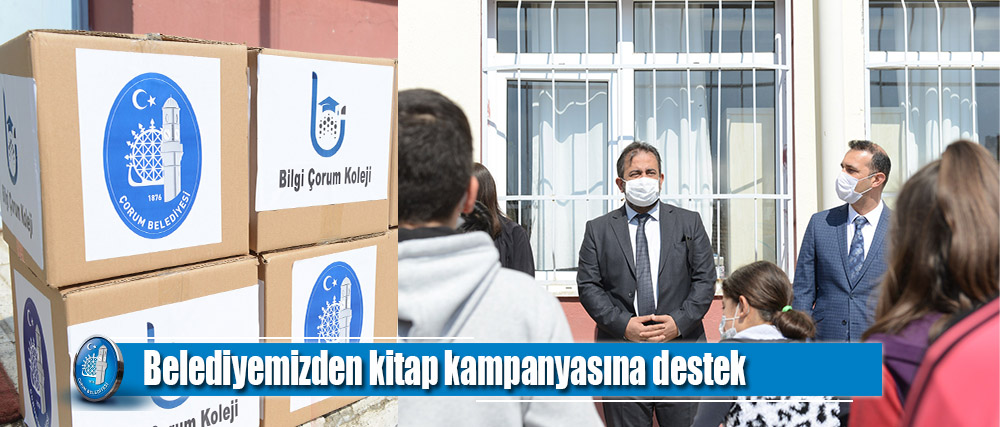 Belediyemizden kitap kampanyasına destek