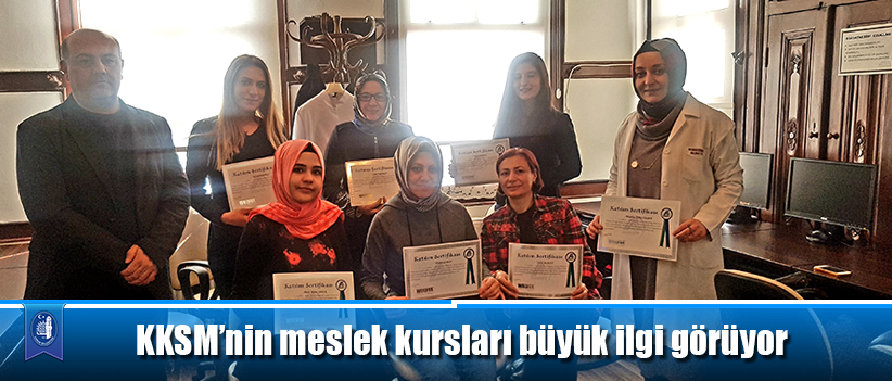 Kadın Kültür ve Sanat Merkezlerinde meslek kursları büyük ilgi görüyor