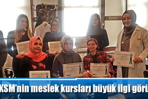 Kadın Kültür ve Sanat Merkezlerinde meslek kursları büyük ilgi görüyor