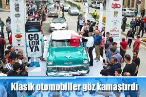 Klasik otomobiller göz kamaştırdı