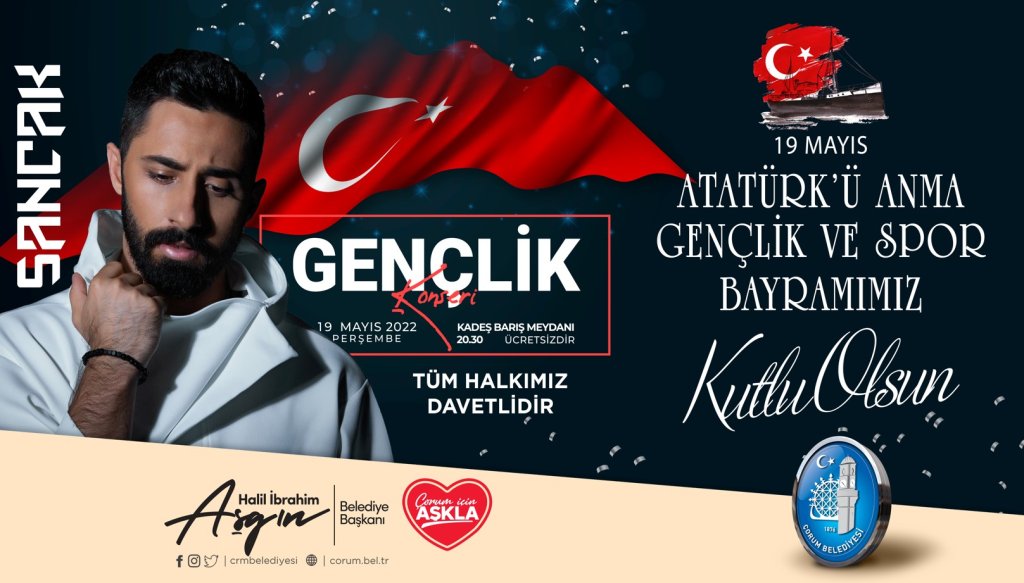 Sancak, 19 Mayıs’ta gençler için sahne alacak