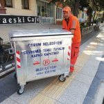 Konteynerler tamir ediliyor