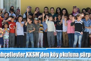 Bahçelievler KKSM’den köy okuluna sürpriz