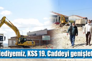 Belediyemiz, KSS 19. Caddeyi genişletiyor