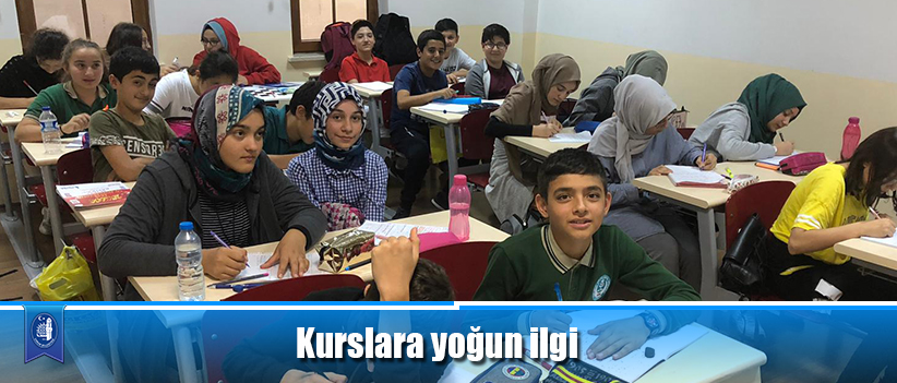 Kurslara yoğun ilgi