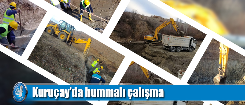 Kuruçay’da hummalı çalışma