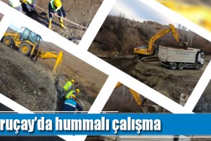 Kuruçay’da hummalı çalışma