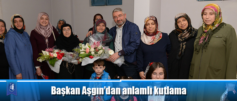 Başkan Aşgın’dan anlamlı kutlama