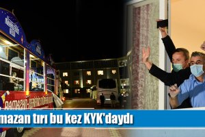 Ramazan tırı bu kez KYK'daydı