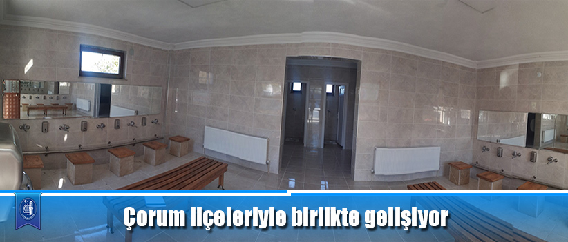 Çorum ilçeleriyle birlikte gelişiyor