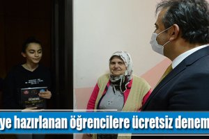 Belediyemizden LGS’ye hazırlanan öğrencilere ücretsiz deneme kitabı