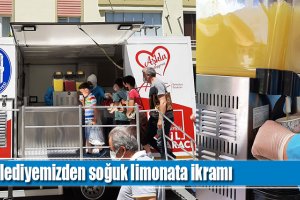 Belediyemizden soğuk limonata ikramı