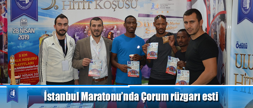 İstanbul Maratonu’nda Çorum rüzgarı esti