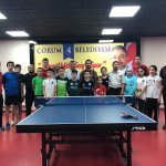 Masa Tenisi Federasyon Başkanından Belediye'ye ziyaret