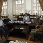 Masa Tenisi Federasyon Başkanından Belediye'ye ziyaret