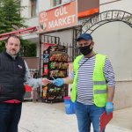 11 ekip, 250 kişi 200 bin maske dağıtacak