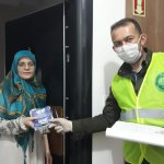 11 ekip, 250 kişi 200 bin maske dağıtacak