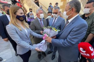 Mehmet Özhaseki'den belediyemize ziyaret