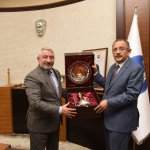 Mehmet Özhaseki'den belediyemize ziyaret