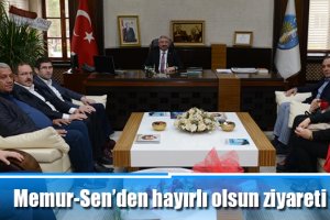 Memur-Sen’den hayırlı olsun ziyareti