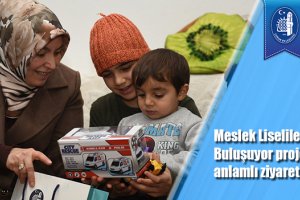 Meslek Liseliler Ailelerle Buluşuyor projesinden anlamlı ziyaret