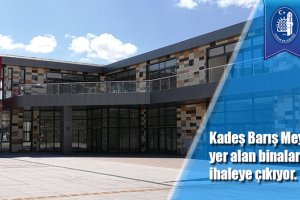 Kadeş Barış Meydanı’nda yer alan binalardan bir tanesi ihaleye çıkıyor.