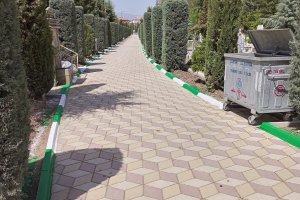 Mezarlıklar bayram öncesi pırıl pırıl