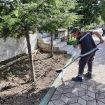 Mezarlıklar bayram öncesi pırıl pırıl