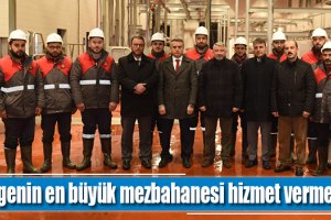 Bölgenin en büyük mezbahanesi hizmet vermeye başladı