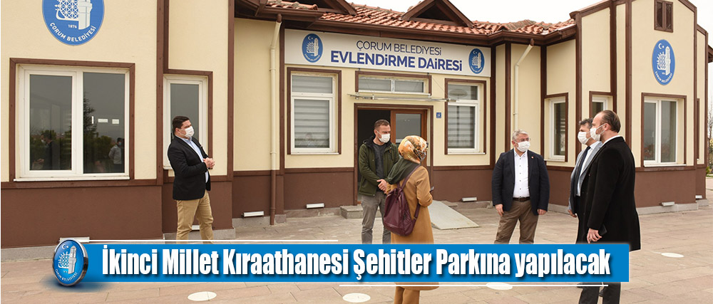 İkinci Millet Kıraathanesi Şehitler Parkına yapılacak