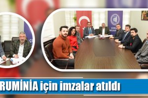 ÇORUMİNİA için imzalar atıldı