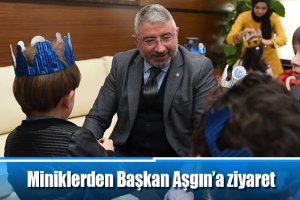 Miniklerden Başkan Aşgın’a ziyaret