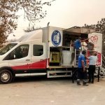 Belediyemiz ekipleri yangın bölgesinde