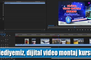 Belediyemiz, dijital video montaj kursu açacak