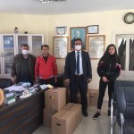 Belediyemizden muhtarlara hijyen seti