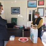 Belediyemizden muhtarlara hijyen seti