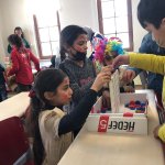 Mülteci çocuklar, gönüllerince eğlendi