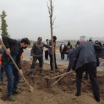 Belediyemiz Ekibinin Ağaçlandırma Çalışmasına Öğrencilerden Destek