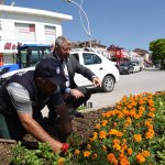 Çorum bayram öncesi çiçek açtı